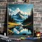 Paint By Numbers Kit For Adults, Mountain Paint By Number Kits For Beginner Landscape Acrylic On Canvas Mountains Diy Oil Painting Kit Adults' Paint-By-Number Kits For Gift Home Wall Decor 16x20 Inch